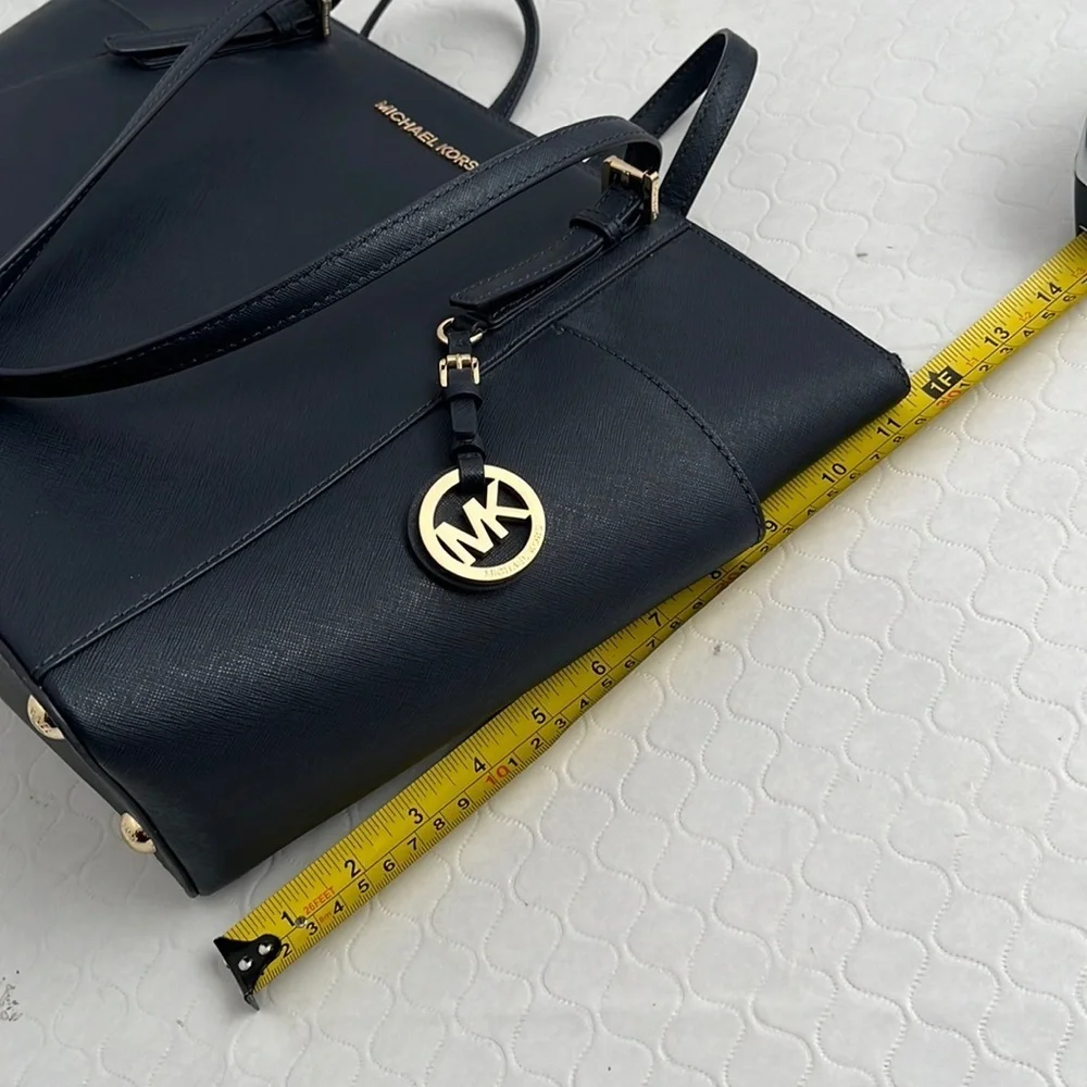 Michael Kors navy blue Jet Set large tote 30F4GTTT9L-414